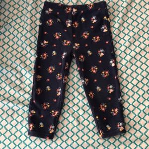 Carters baby girl flower pants